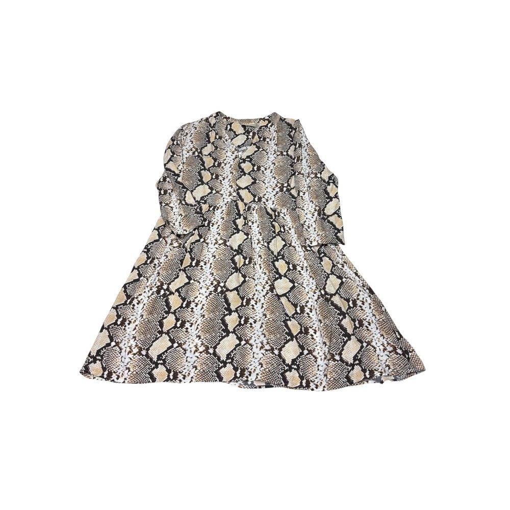 Anthropologie x Maeve JUNO Snakeskin Print Python‎ Print Dress Women's Small